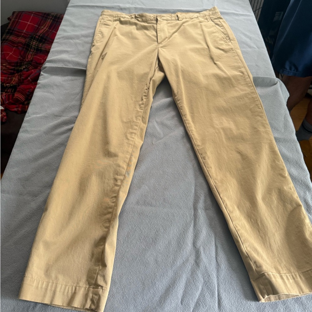 COS Tan Chinos Classic Cotton Twill